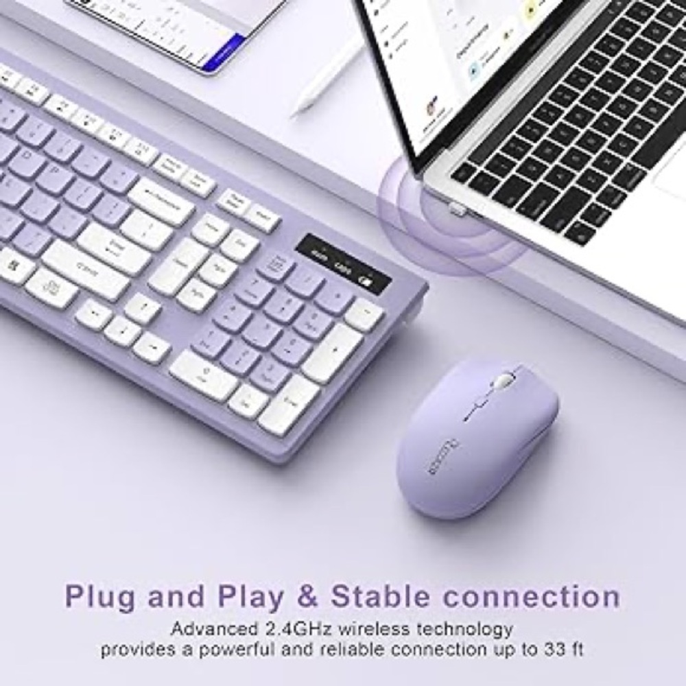 Wireless Keyboard & Mouse Set - Picture 3 of 10